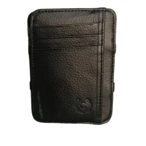 Tarjetero de Cuero Negro con bloqueo NFC Modelo 05R372 - Cerere