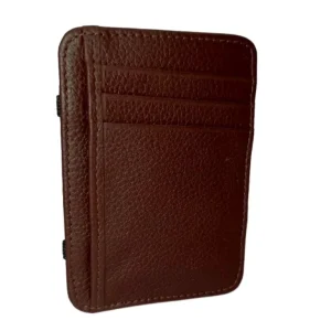 Tarjetero de Cuero Marrón de Cerere - Modelo Elegante y Funcional 050372