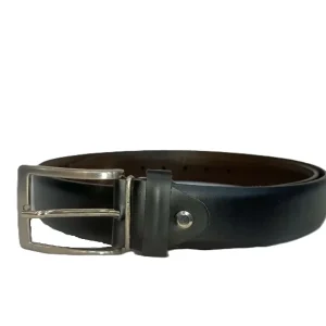 Cinturón de Piel para Hombre Negro Modelo 3506 - Elegante y Versátil para Todas las Ocasiones