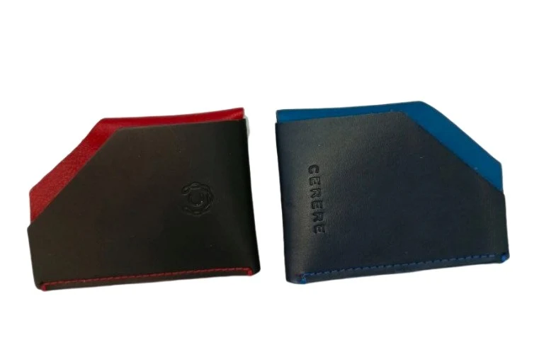 Tarjetero de Cuero Negro/Rojo Modelo 505 - Elegante y Funcional para Tarjetas - Imagen 5