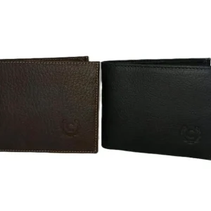 Billetera de Cuero Genuino en Color Marrón Modelo 609 para Hombre