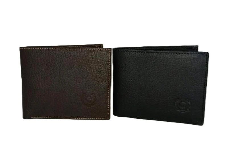Billetera de Cuero Genuino en Color Marrón Modelo 609 para Hombre - Imagen 2