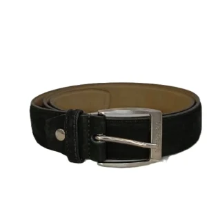 Cinturón de Piel para Hombre Negro, Modelo Elegante 620123