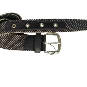 Cinturón de Piel Negro para Caballero Modelo 77 - Elegancia y Versatilidad en tu Guardarropa