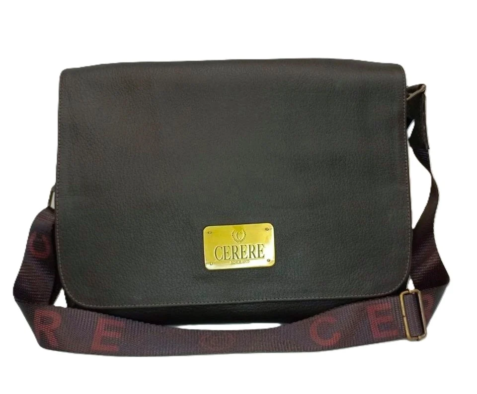 Bolso de Cuero Marrón para Hombre - Modelo GF517 de CERERE, Elegante y Funcional
