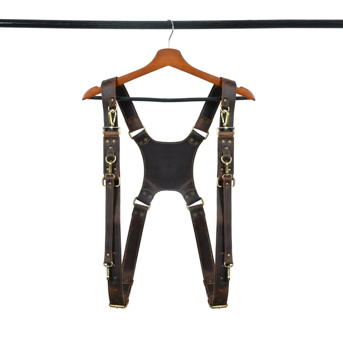 Buffalo Leather Dual Camera Harness - Imagen 2