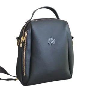 Morral de Cuero Negro Modelo 0225 - Diseño Moderno y Minimalista para Uso Diario