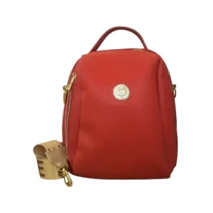 Morral de Cuero Rojo Modelo 0225 - Diseño Moderno y Minimalista para Uso Diario