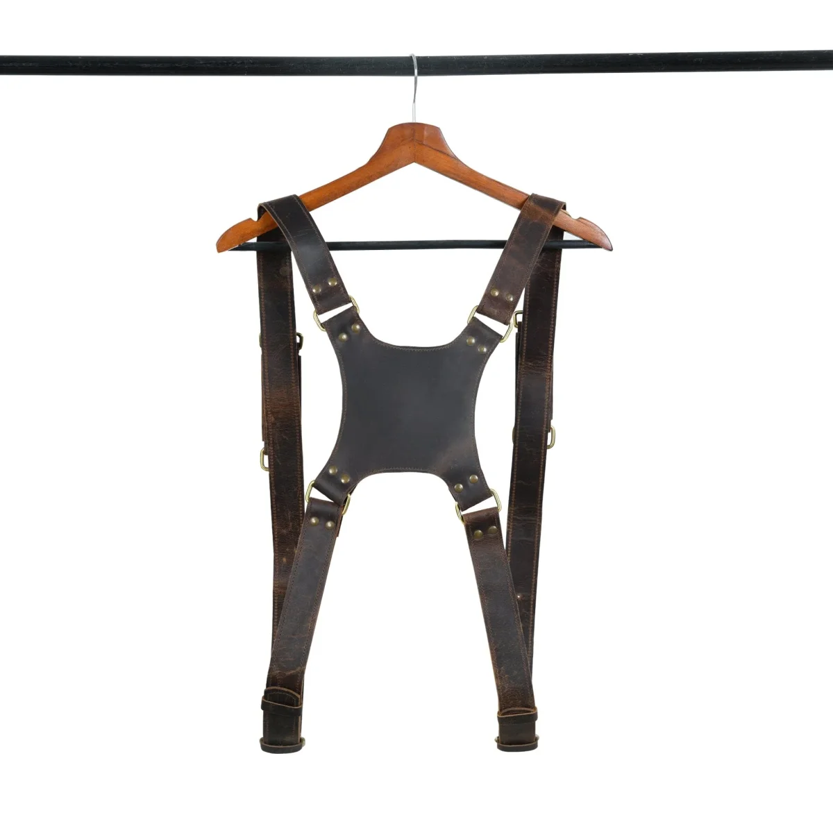 Buffalo Leather Dual Camera Harness - Imagen 3