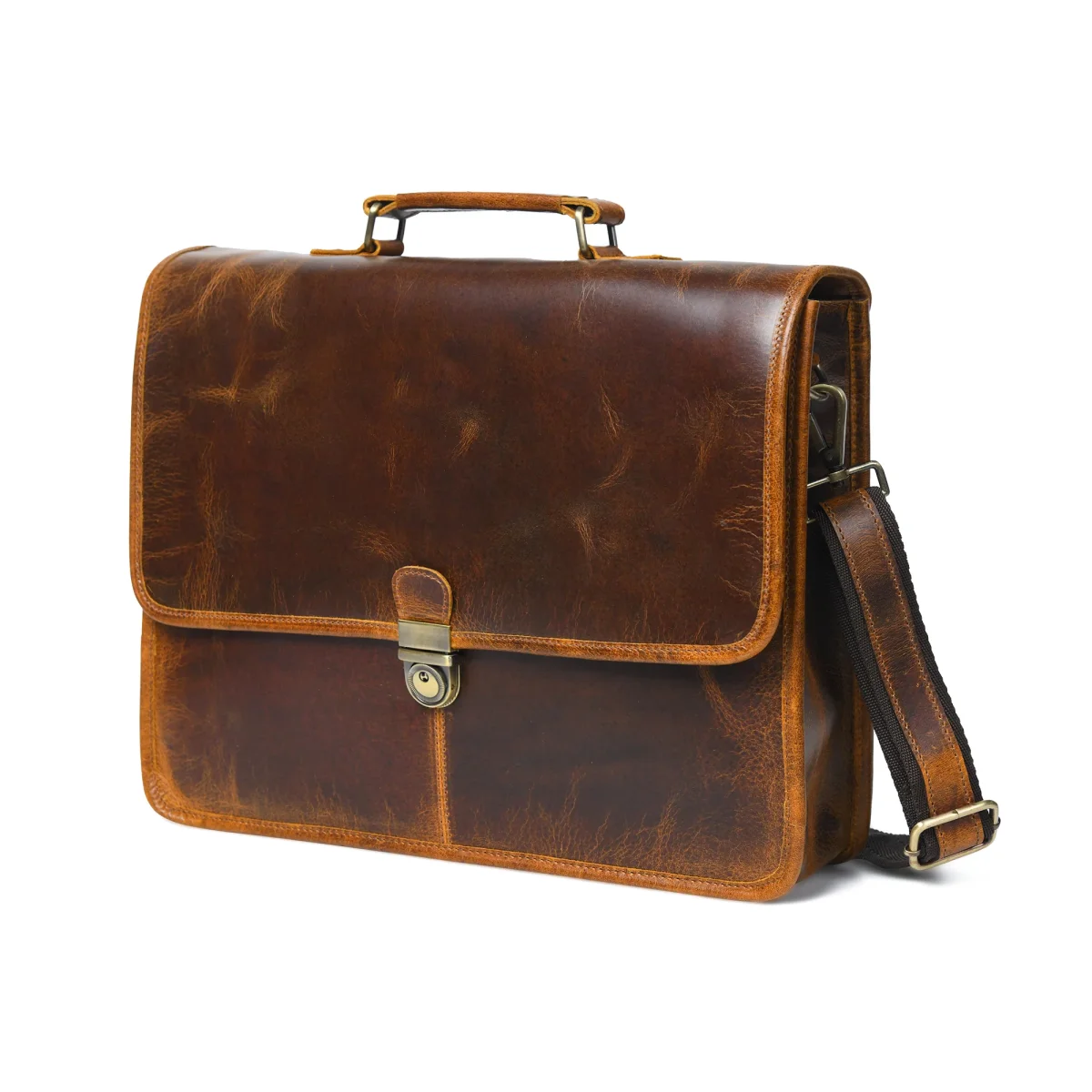 Buffalo Leather Executive Briefcase - Imagen 2