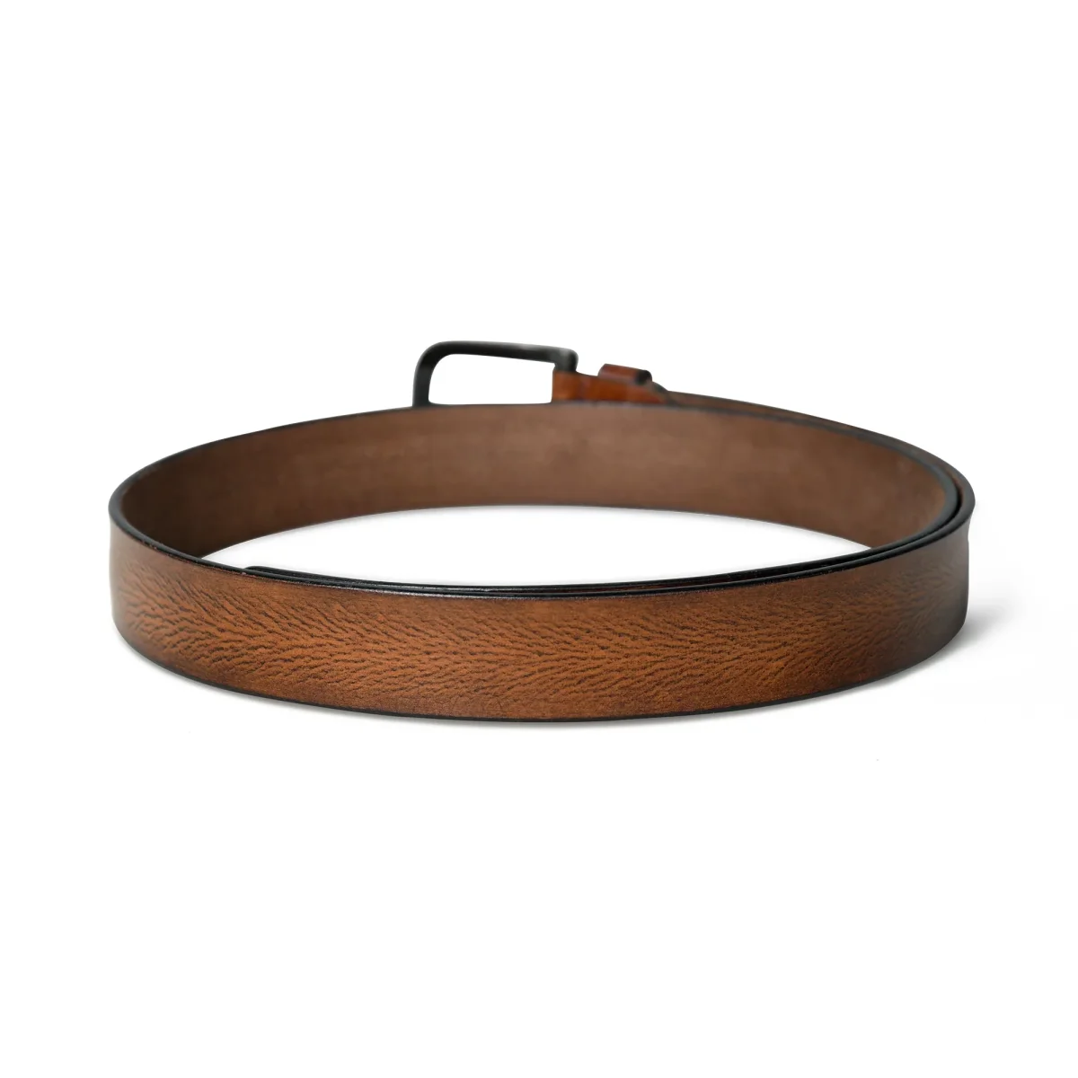 Eden Tan Men's Leather Belt - Imagen 5