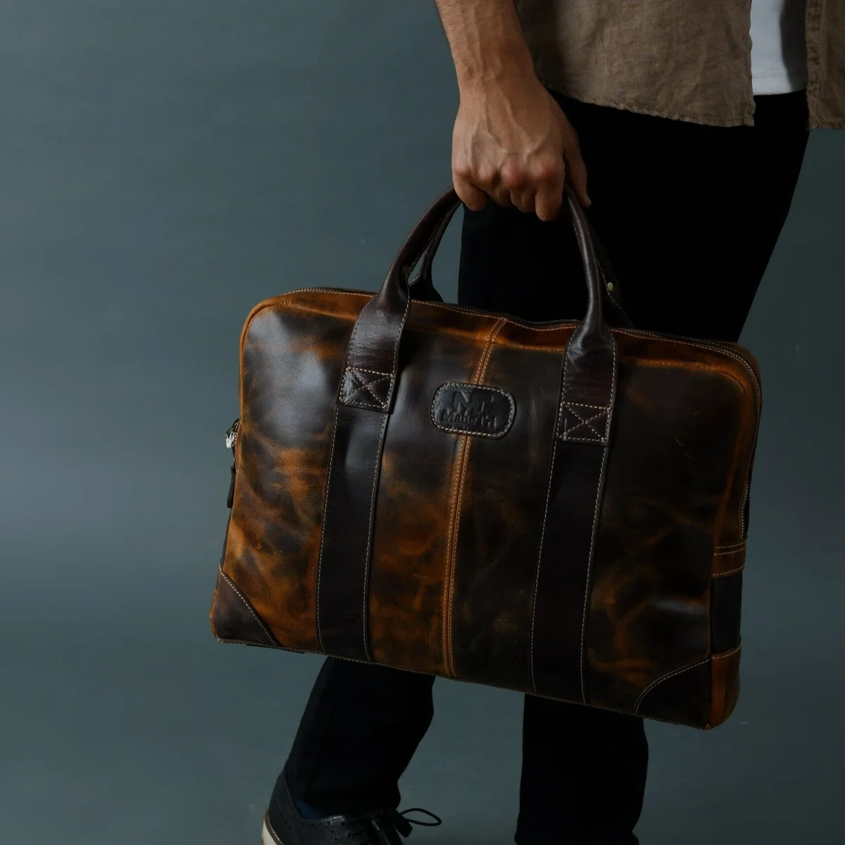 Brown Jefferson Briefcase - Imagen 7