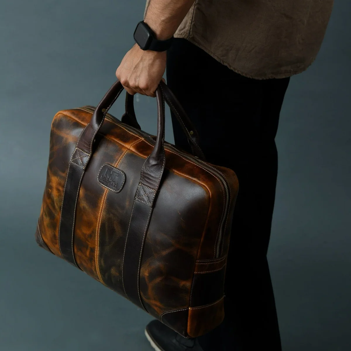 Brown Jefferson Briefcase - Imagen 3