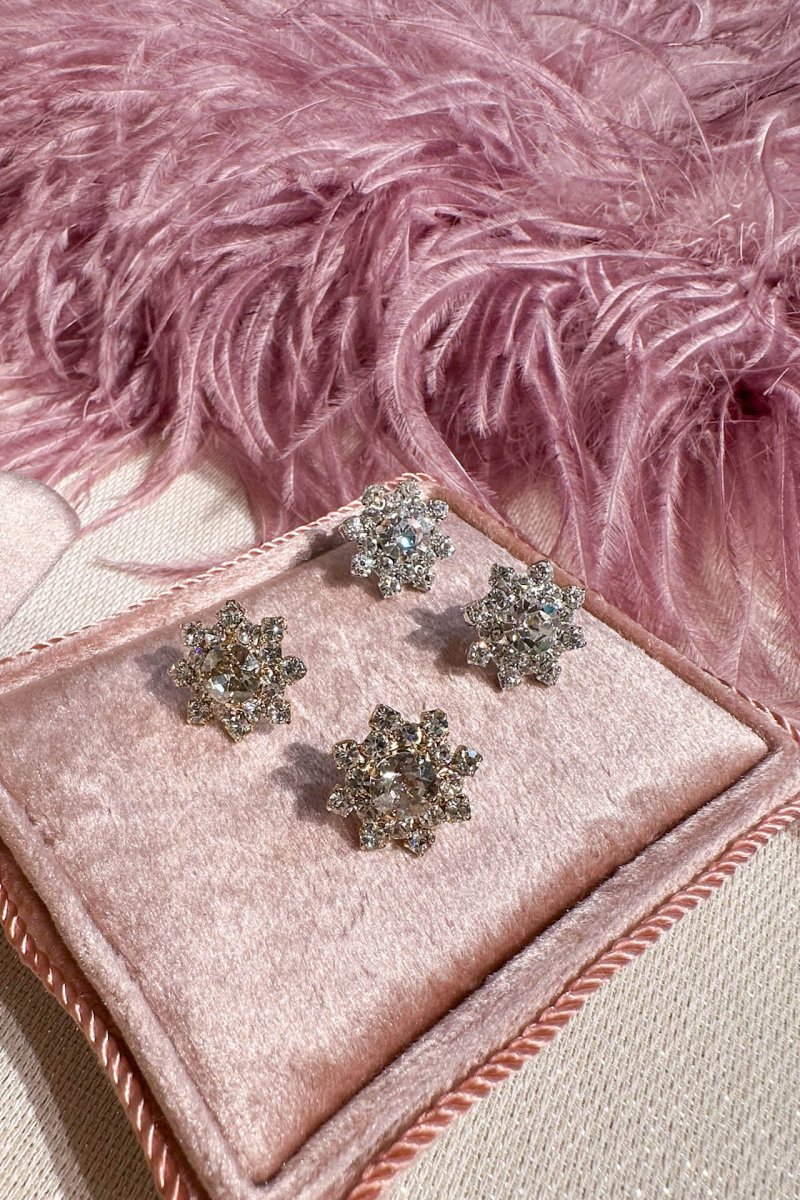 Pendientes Roseta cristal - Imagen 3