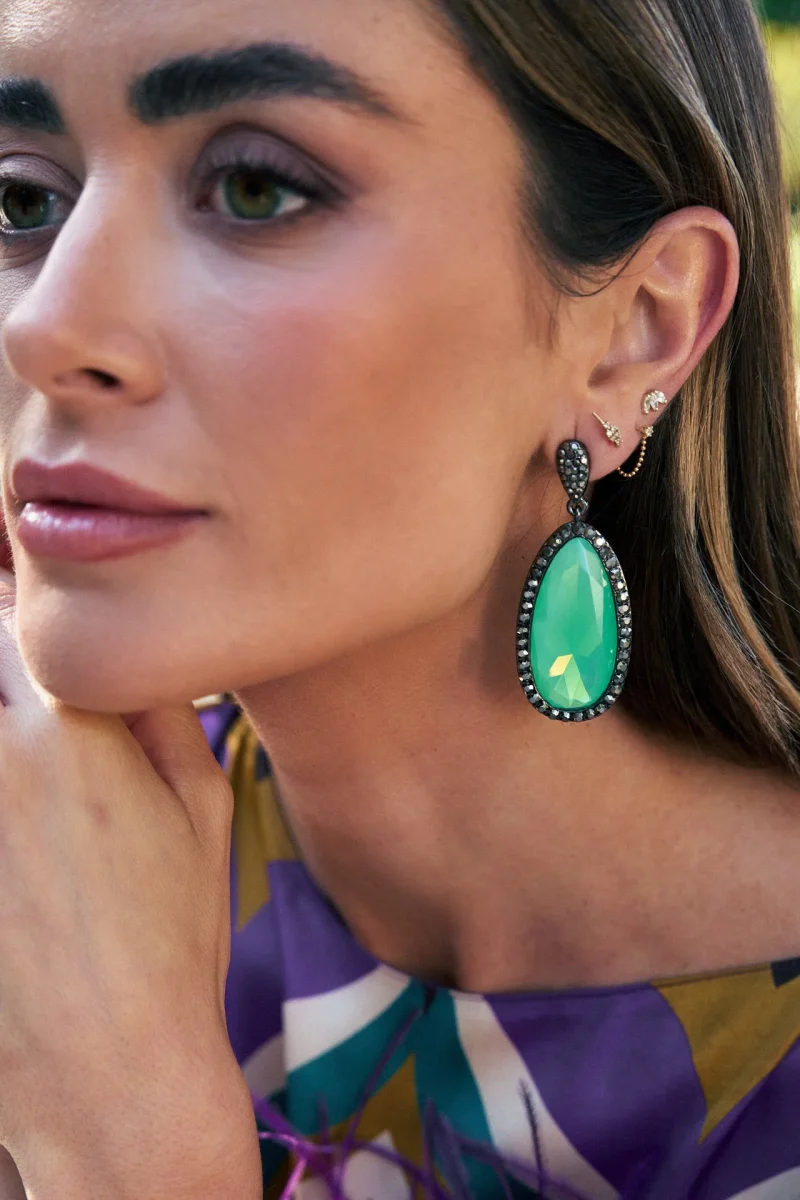Pendientes Ágata jade - Imagen 4