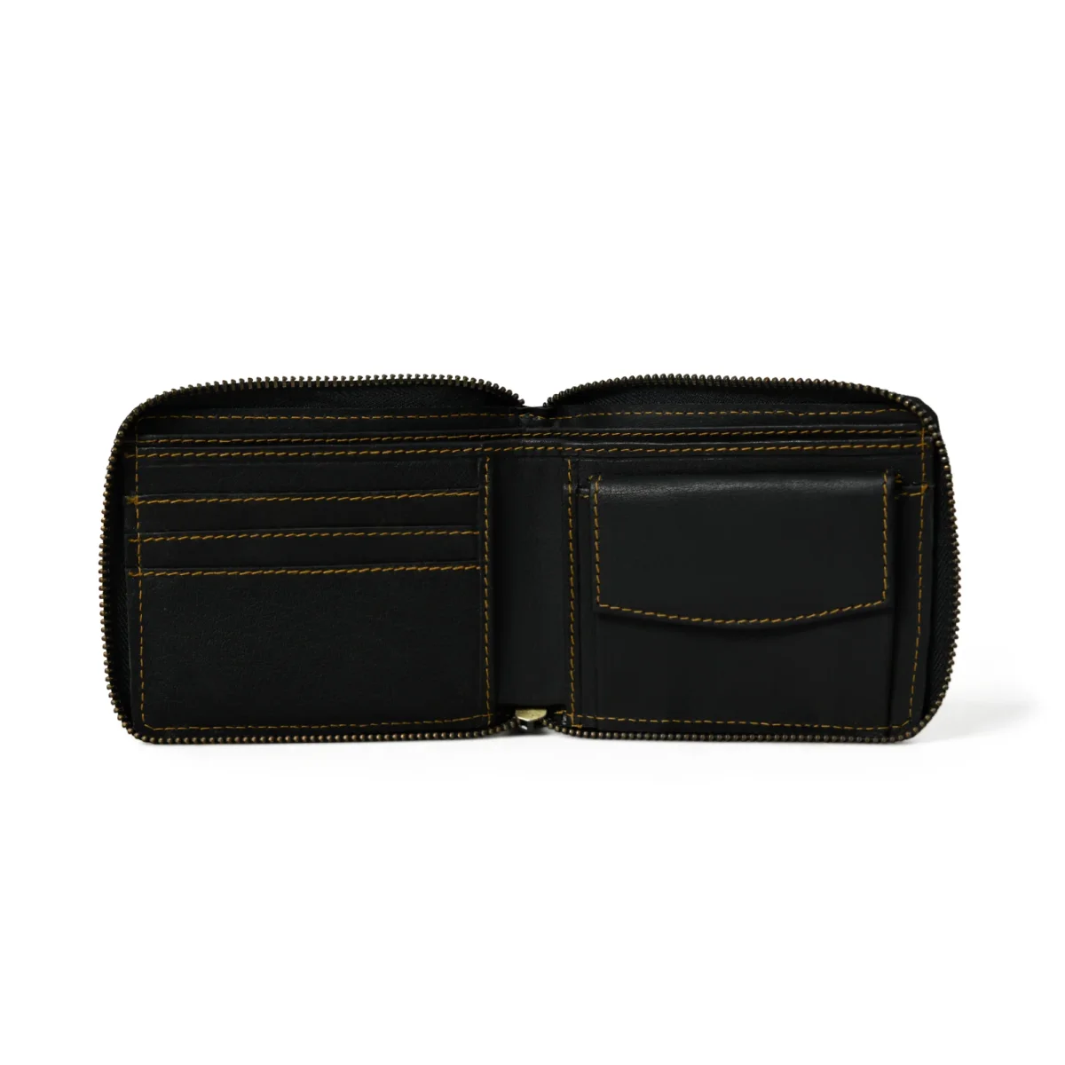Adams Bi-Fold Wallet- Black - Imagen 3