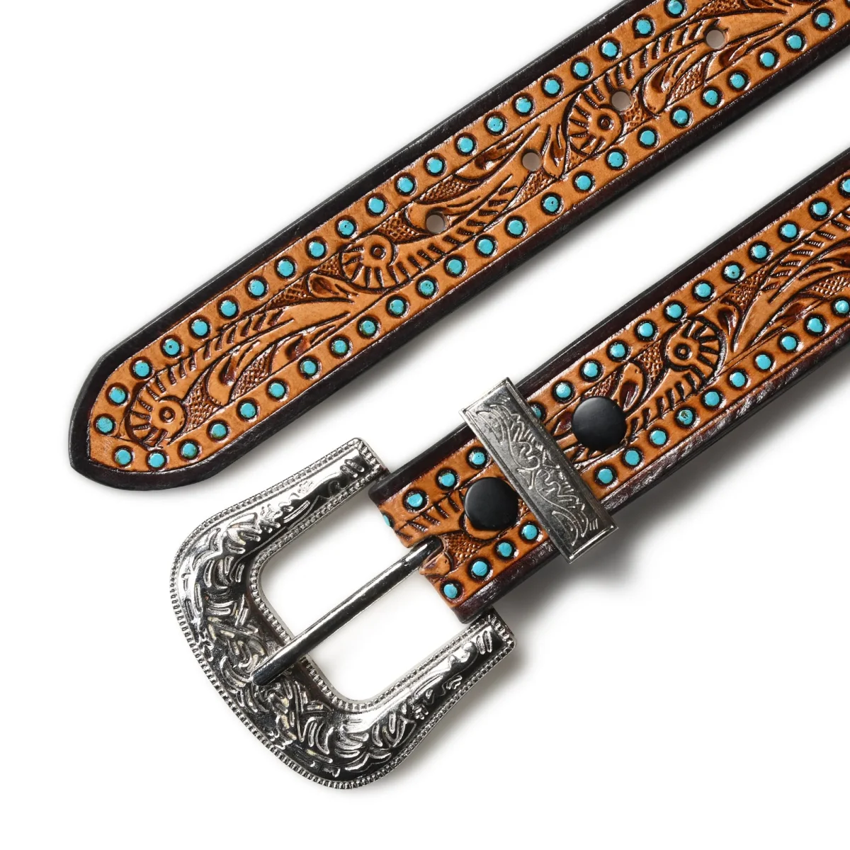 Designer Western Leather Belt - Imagen 7