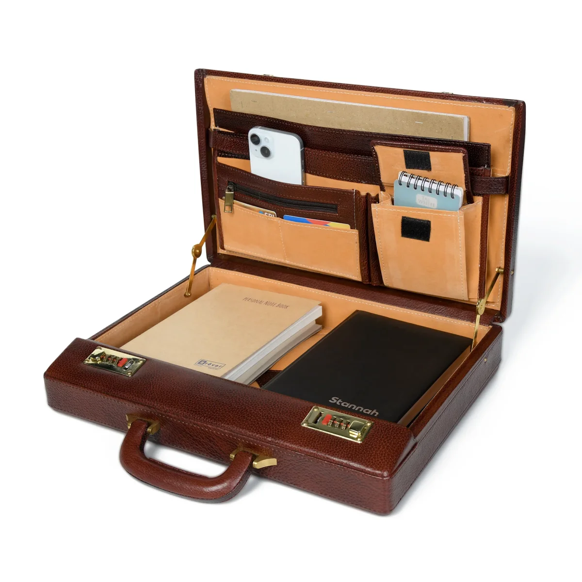 Rich Brown Office Suitcase - Imagen 4