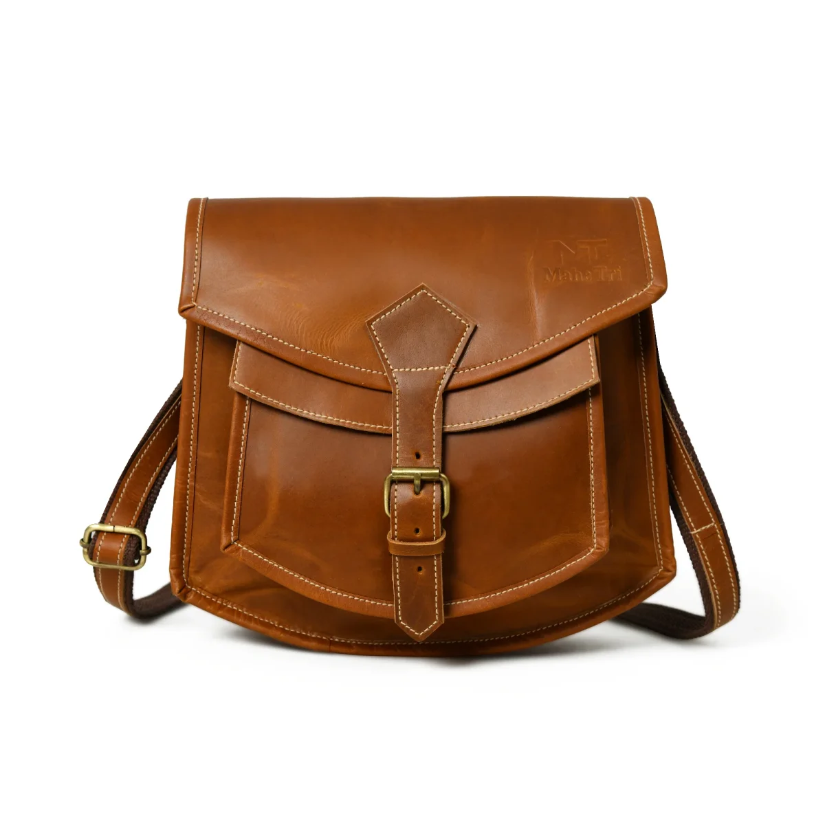 Buffalo Leather CrossBody Bag - Imagen 3