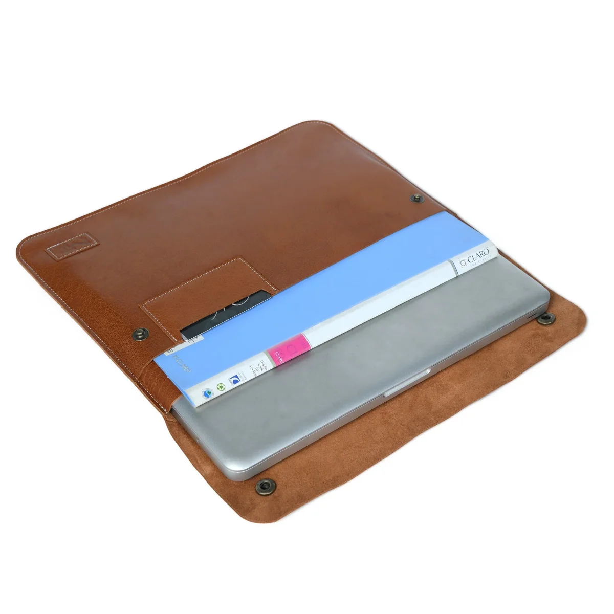 MacBook Leather Laptop Sleeve - Imagen 3