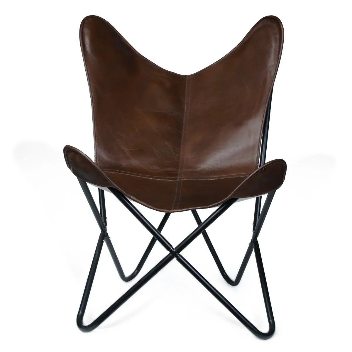 Dark Cuero Butterfly Chair - Imagen 3