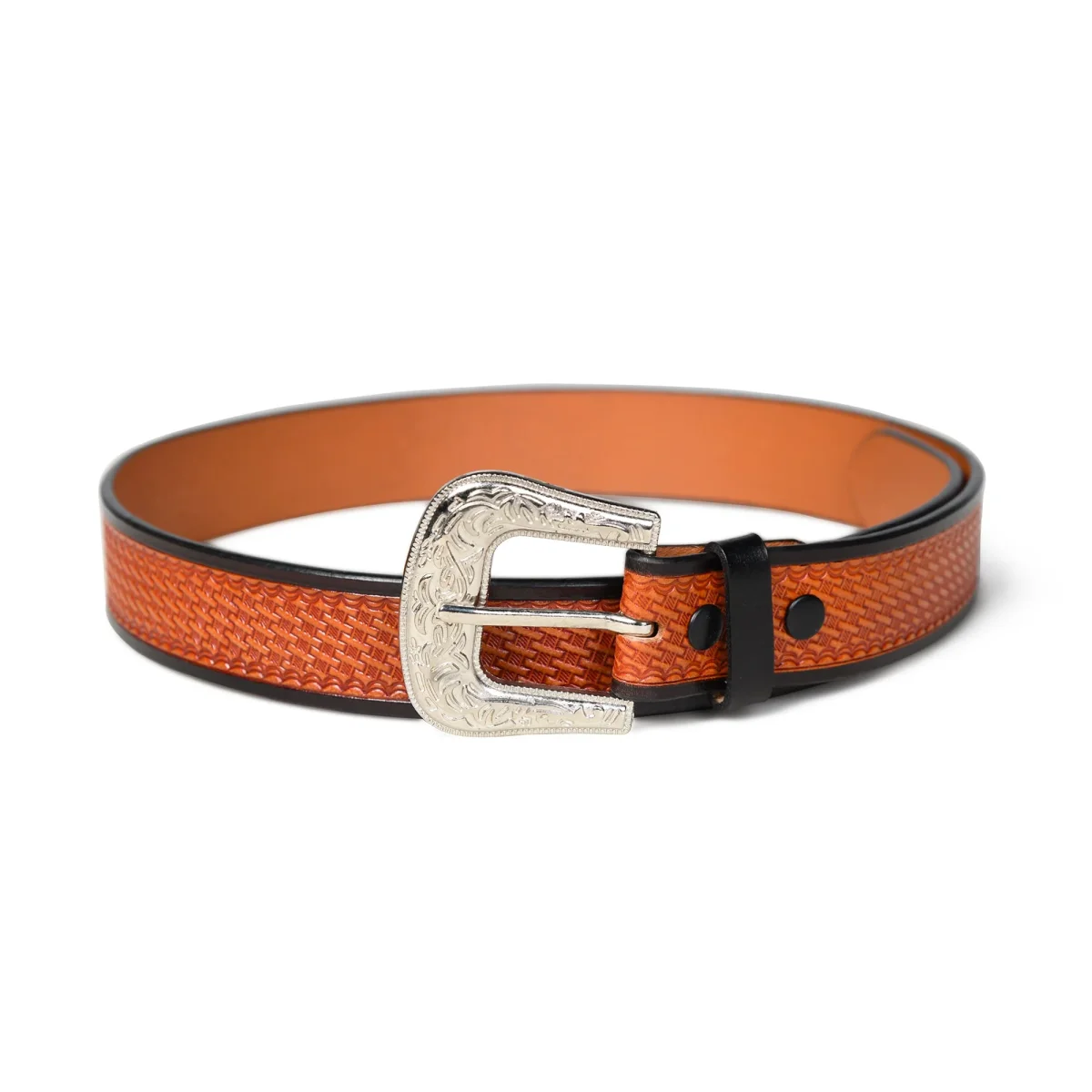 Classic Western Leather Belt - Imagen 5