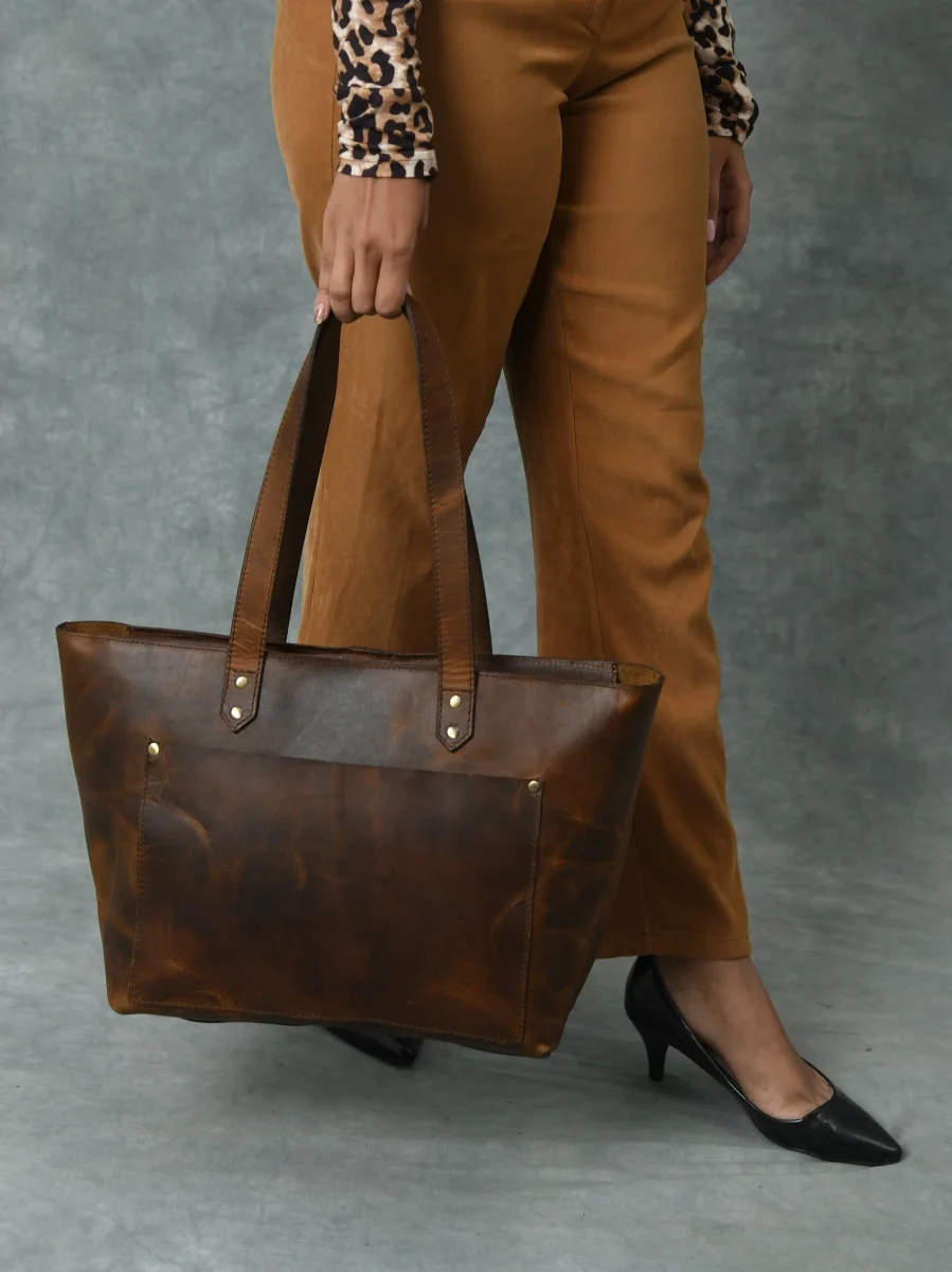 Essential Work Tote - Brown - Imagen 3