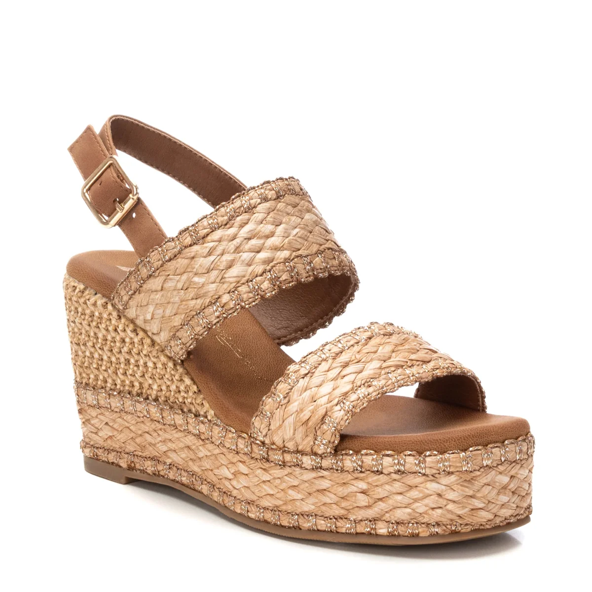 SANDALIA DE TACON TAUPE MODELO 143820 XTI - Imagen 4