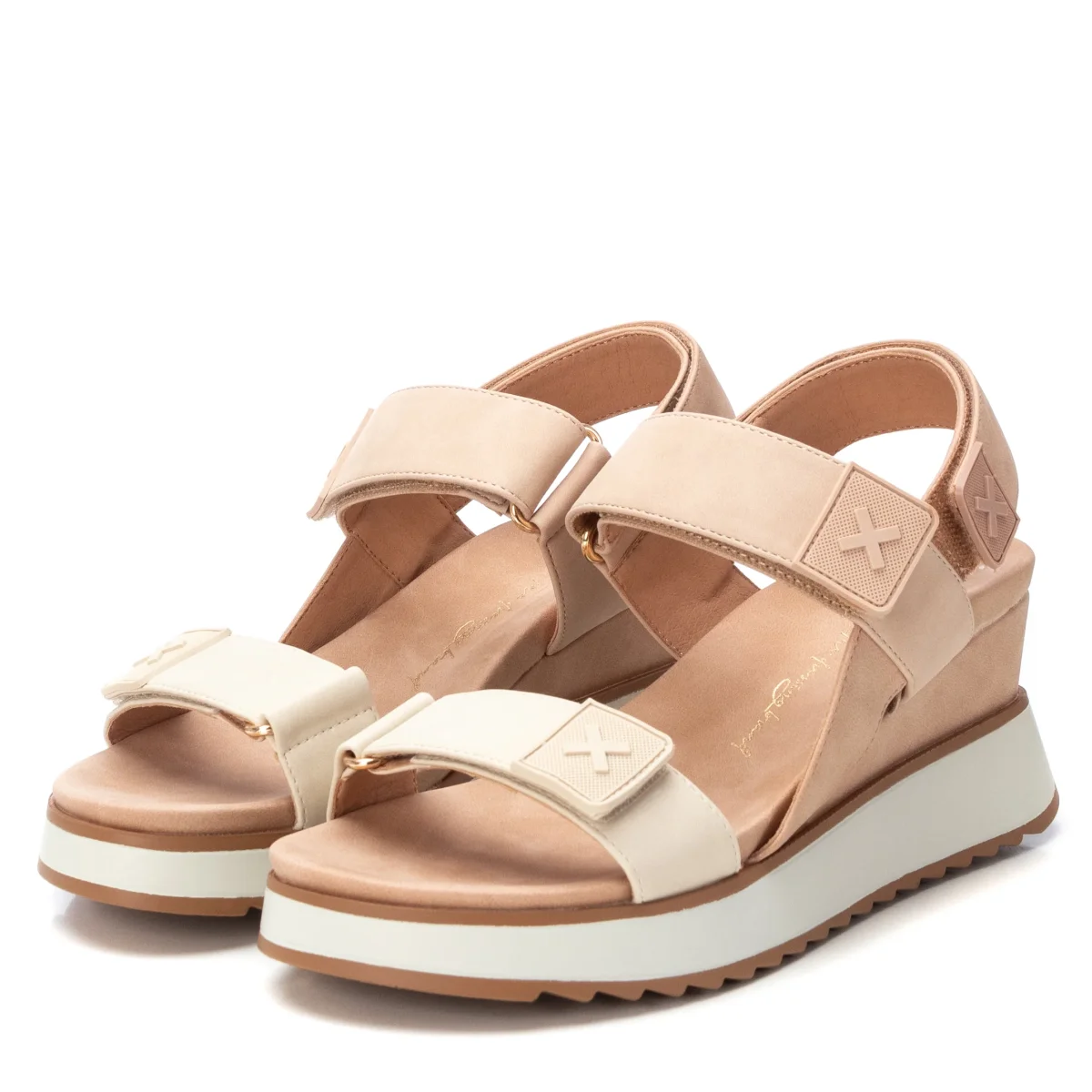 SANDALIA DE TACON TAUPE MODELO 143848 XTI
