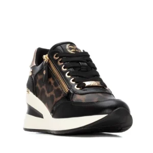 DEPORTIVOS DAMA COLOR NEGRO LEOPARDO MODELO 144378