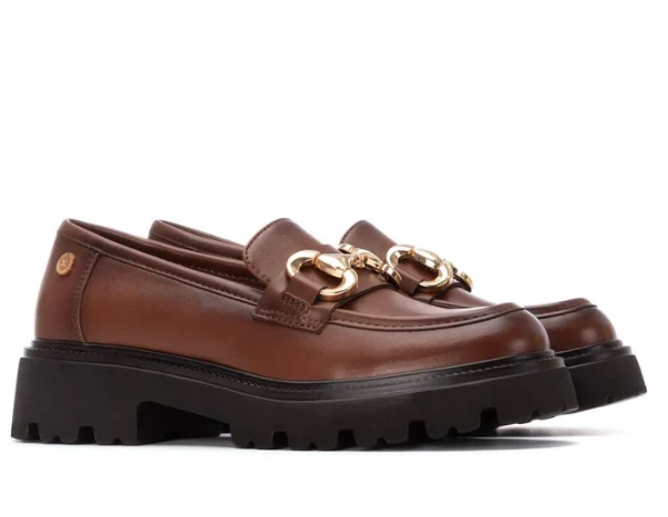 MOCASIN DAMA COLOR CAMEL MODELO 144418 - Imagen 2