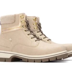 BOTIN DE TACON COLOR BEIGE MODELO 144631