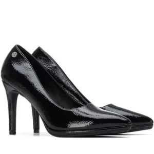 SANDALIA DE TACON COLOR NEGRO MODELO 144725