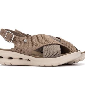 SANDALIA DAMA COLOR BEIGE MODELO 145022
