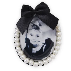 Broche Audrey perlitas OUTLET