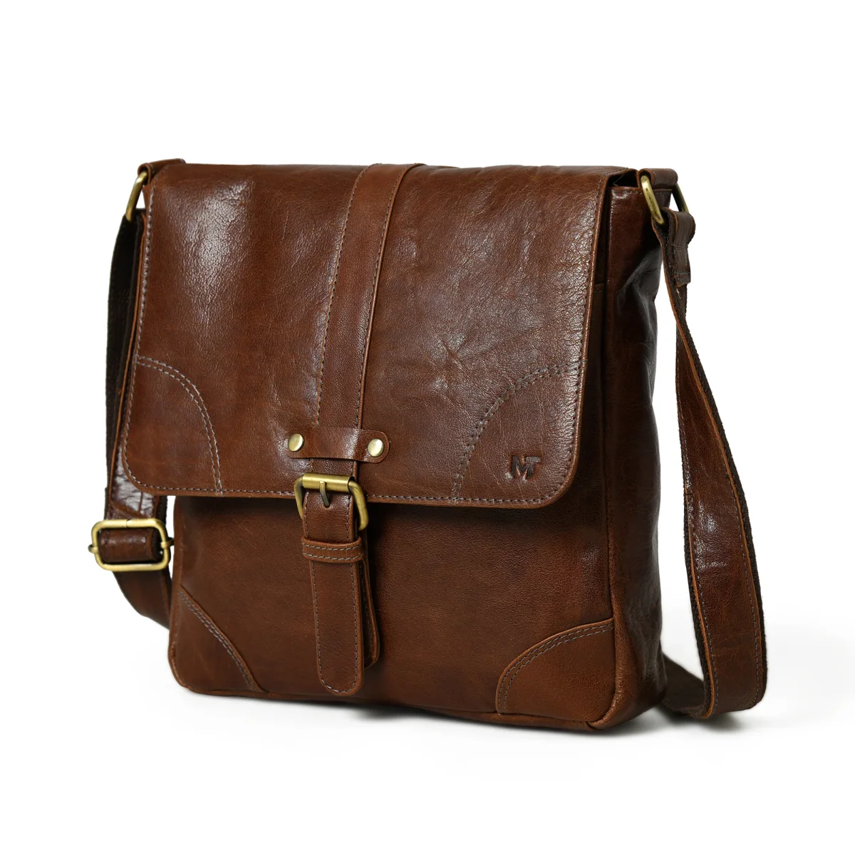 Everyday Leather Unisex Sling Bag - Imagen 2