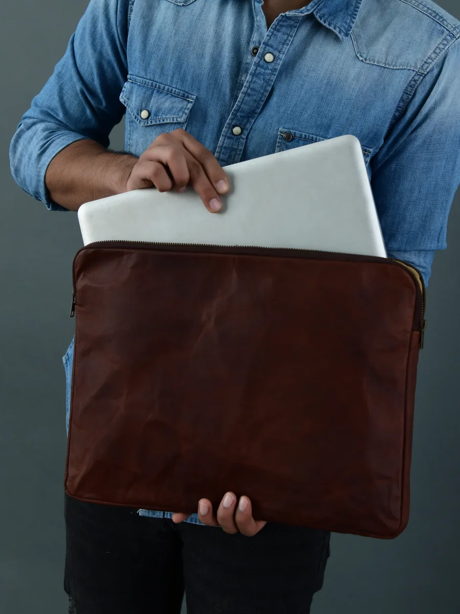 Zento Laptop Sleeve - Dark Brown - Imagen 4