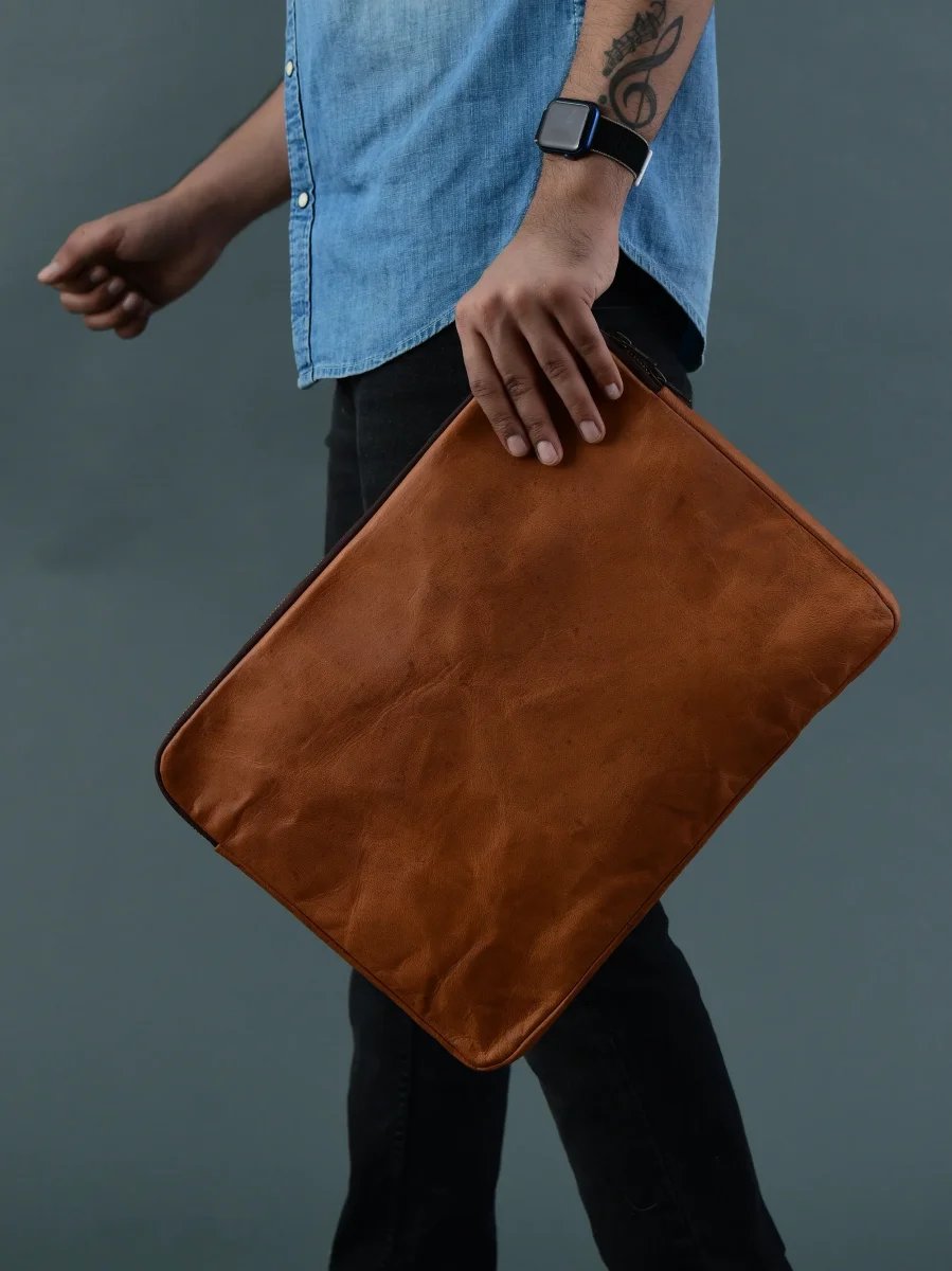 Zento Laptop Sleeve - Tan Brown - Imagen 3