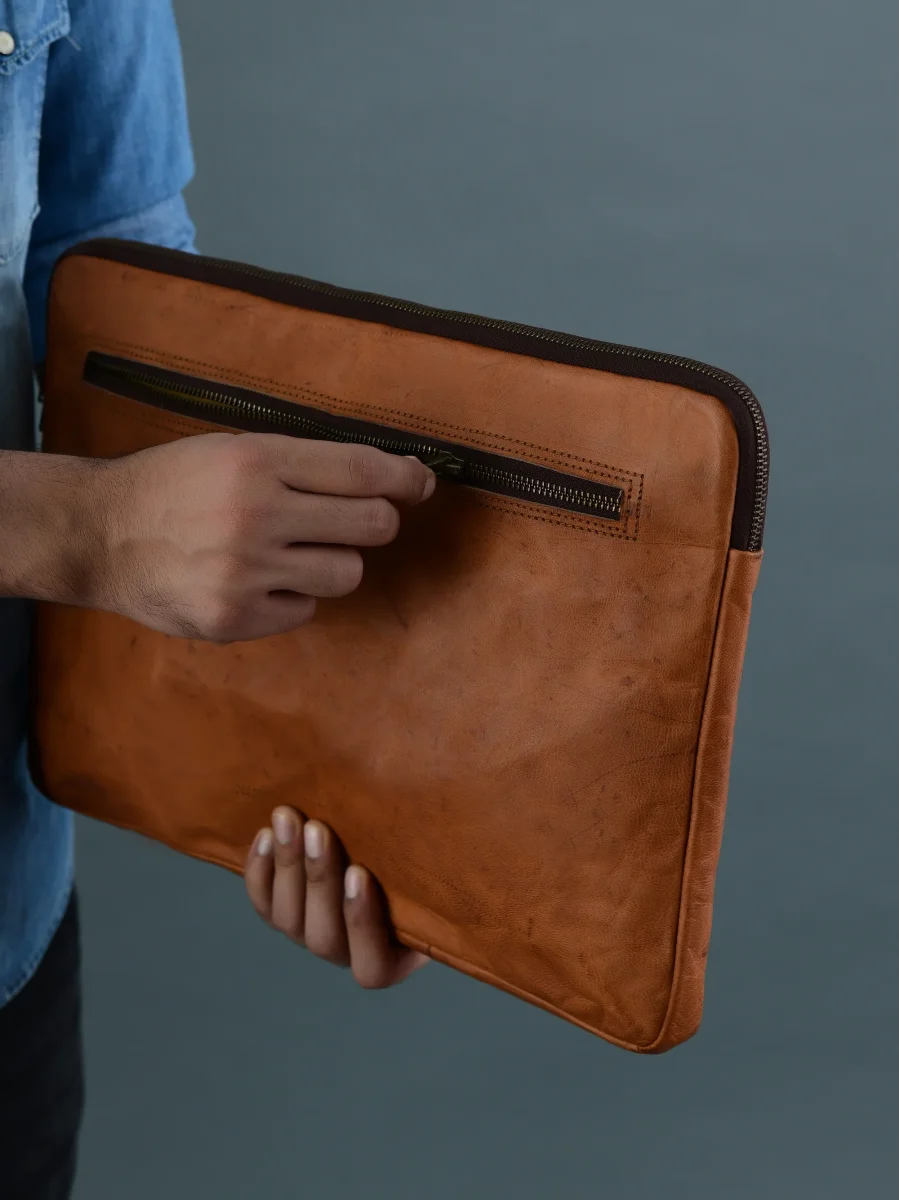 Zento Laptop Sleeve - Tan Brown - Imagen 8
