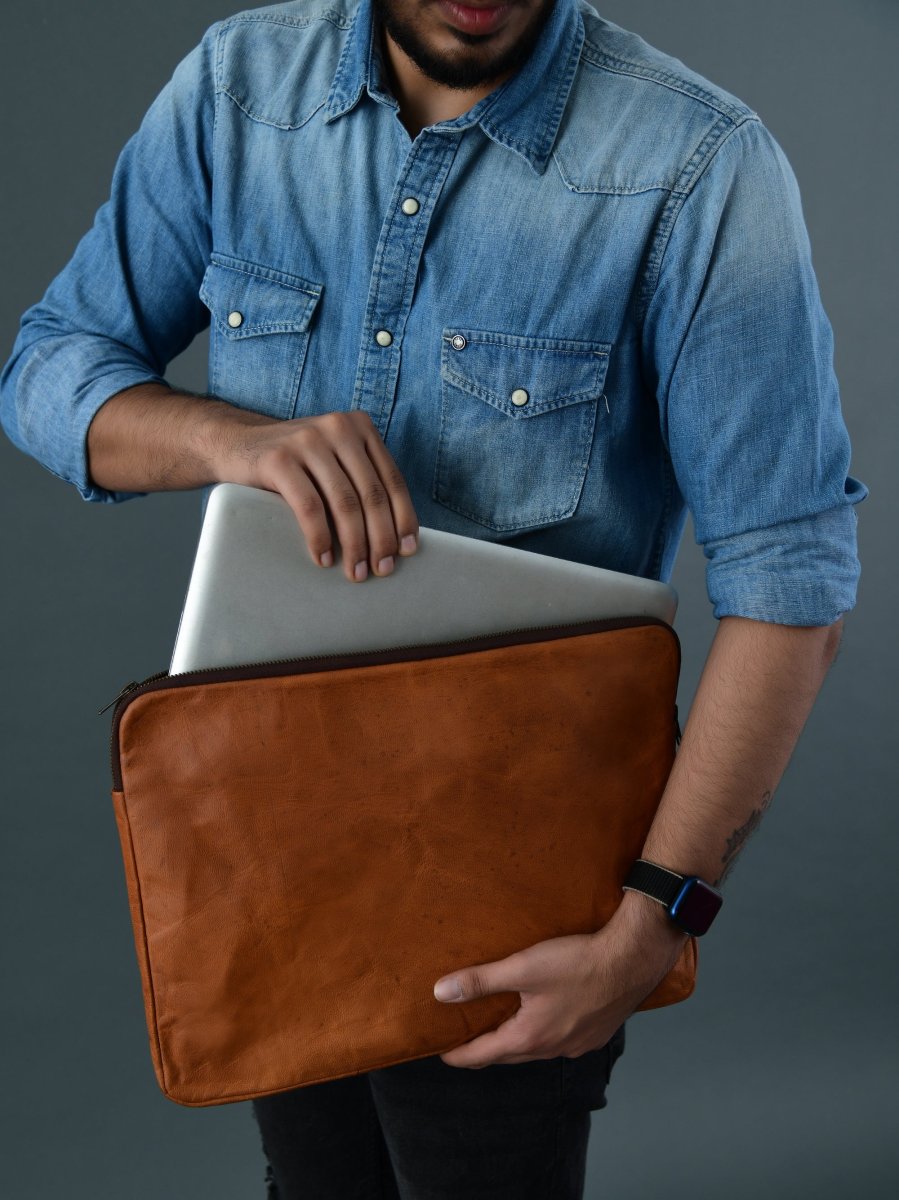 Zento Laptop Sleeve - Tan Brown - Imagen 4