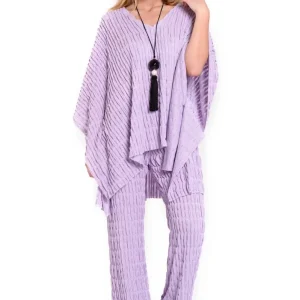 Retal Tejido punto Biarritz violeta OUTLET