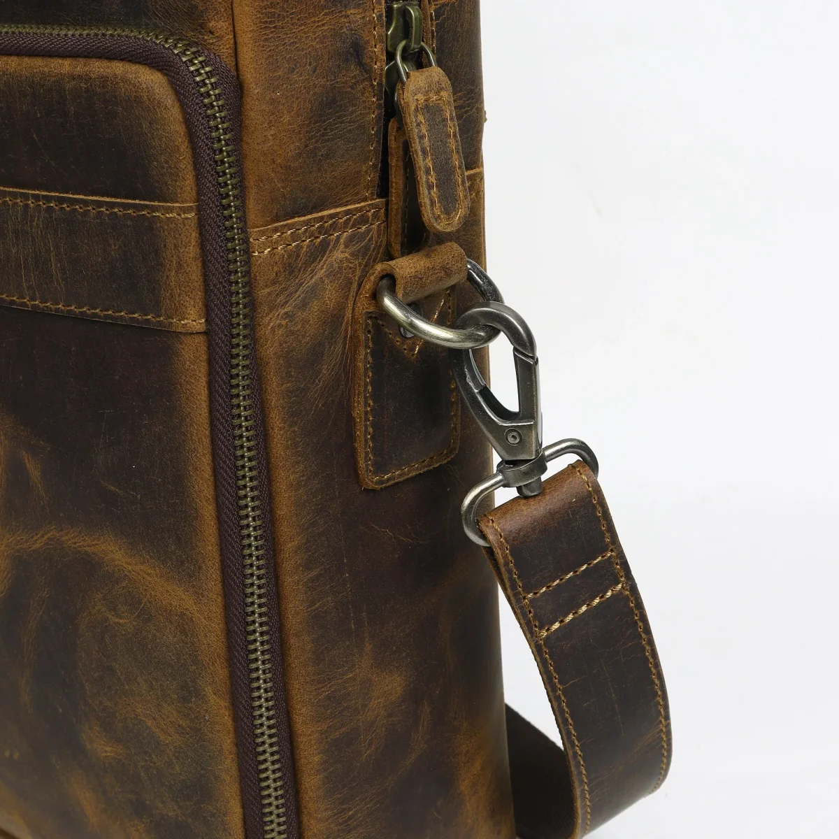 European Hunter Leather Briefcase - Imagen 8