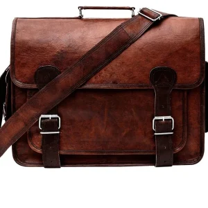 Vintage Computer Leather Bag