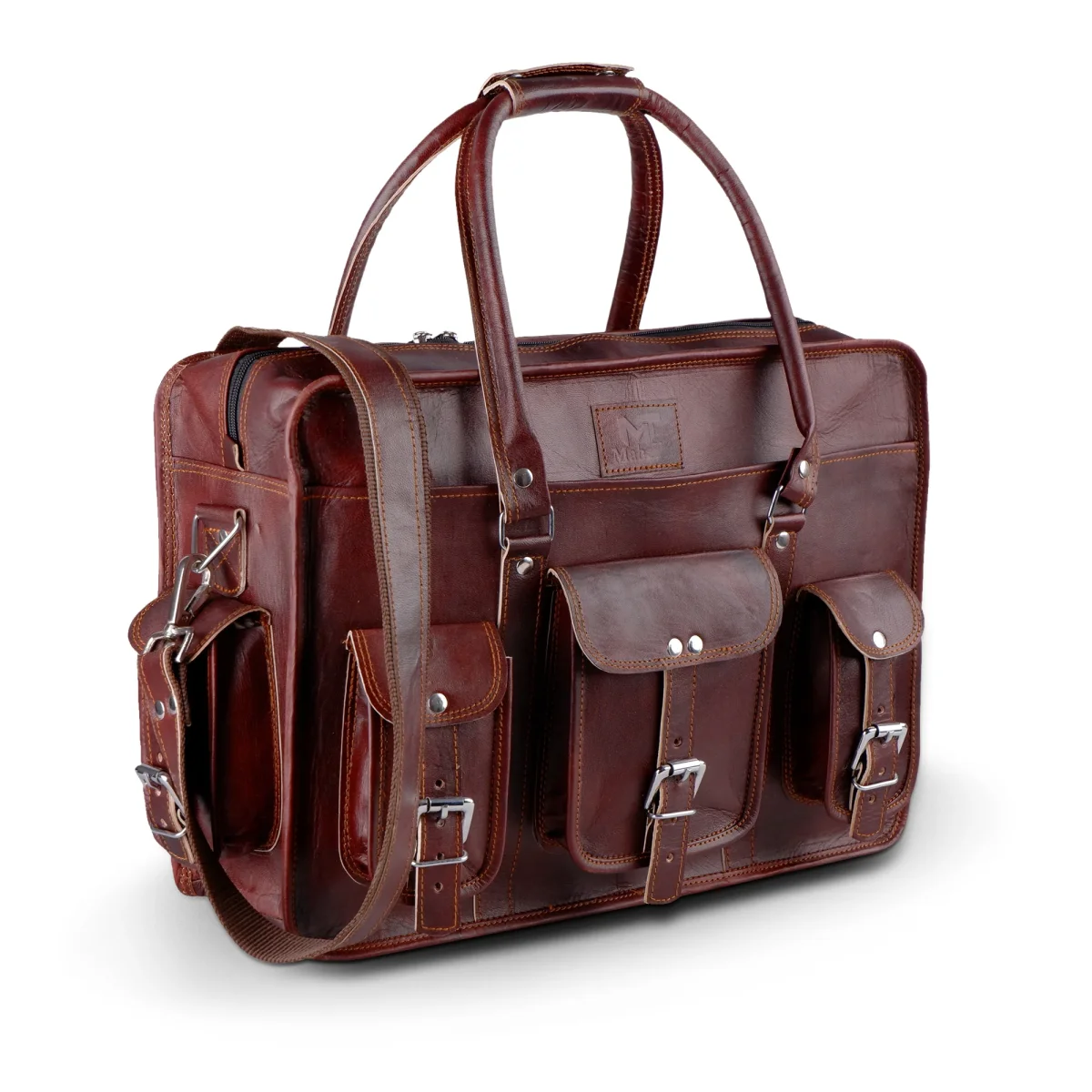 Morgan Leather Briefcase - Imagen 2
