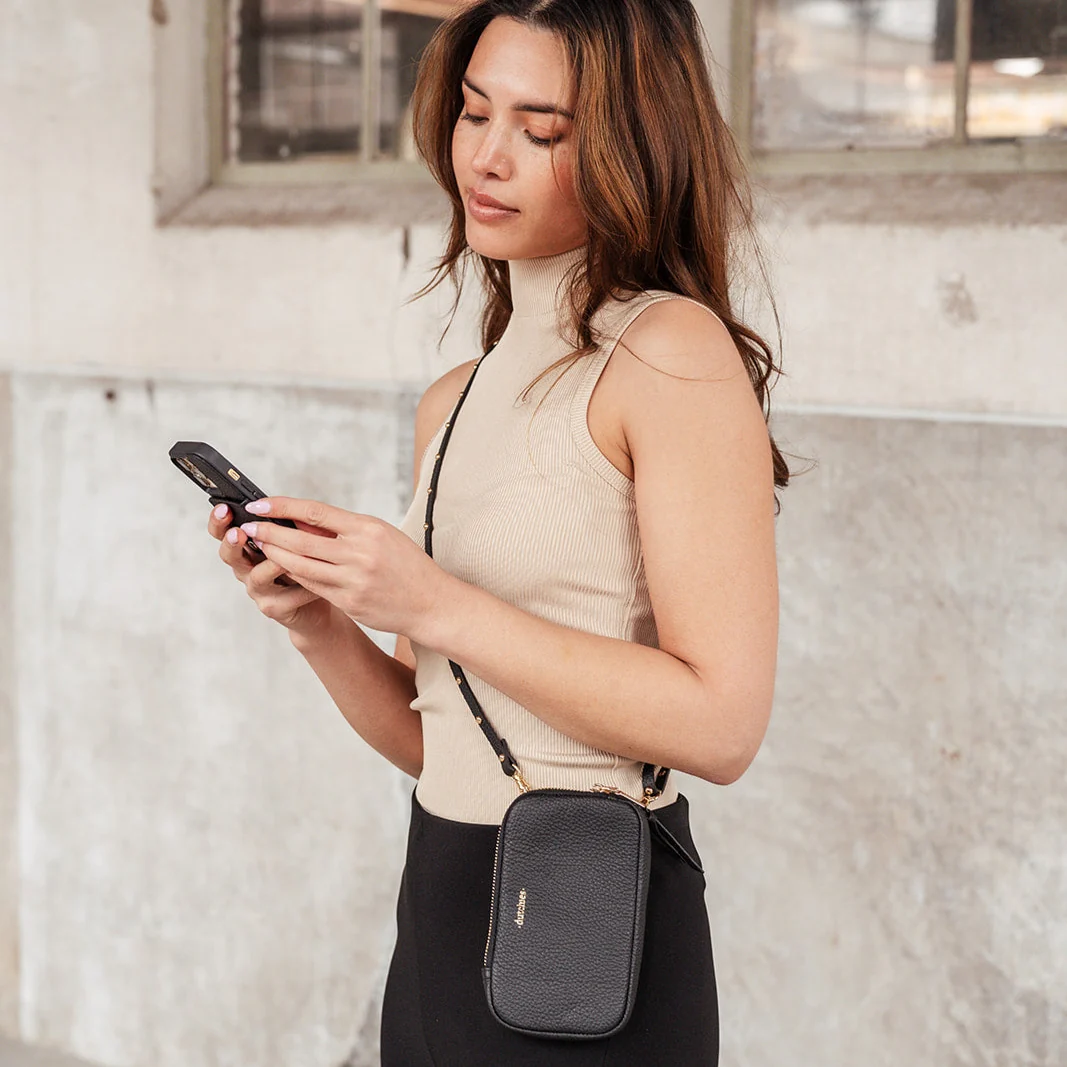 Phone Bag ROSE | Black - Imagen 3