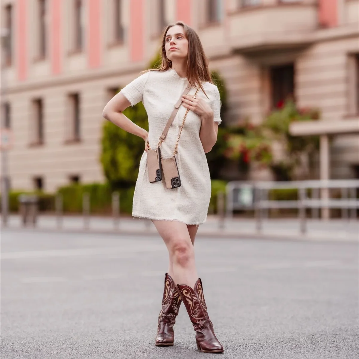 Phone Strap | Slimline 2 cm | Beige - Imagen 3