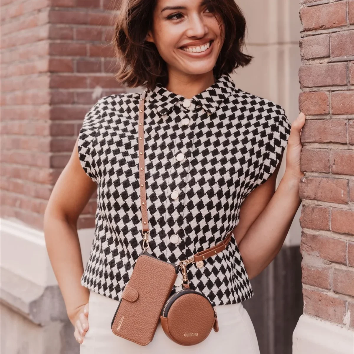 Mini Phone Bag Emma | Brown - Imagen 6