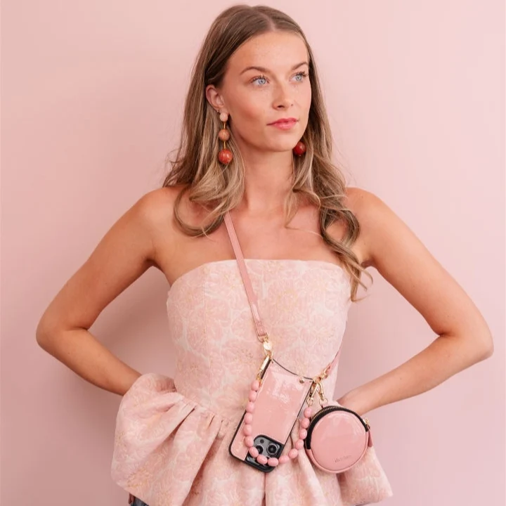 Mini Phone Bag Emma | Gloss Pink - Imagen 3