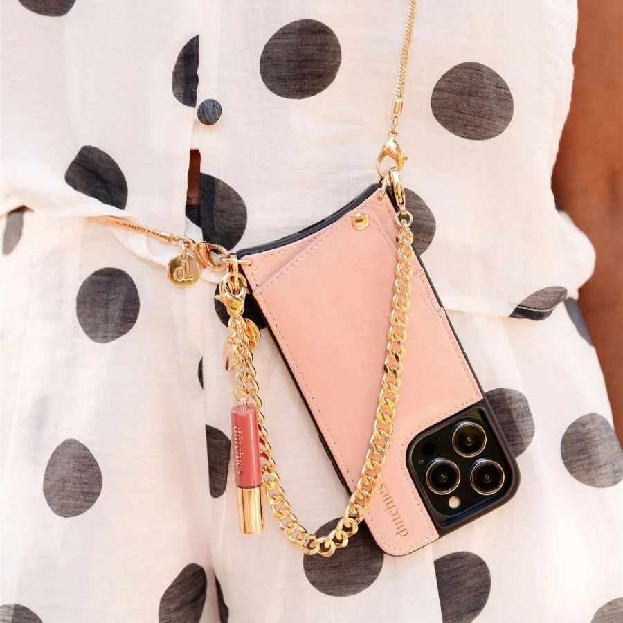 Phone Charm | Gold | French - Imagen 3