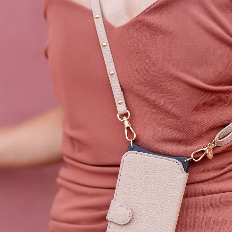 Phone Strap | Slimline Studs | Beige - Imagen 6